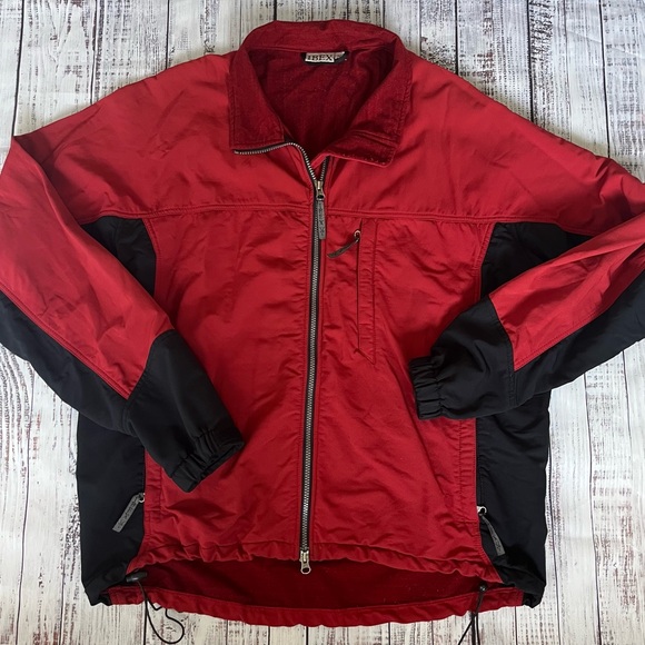 IBEX Men’s Icefall Jacket Merino Wool Nylon Burnt Orange/Black Made In USA XL - Picture 1 of 9